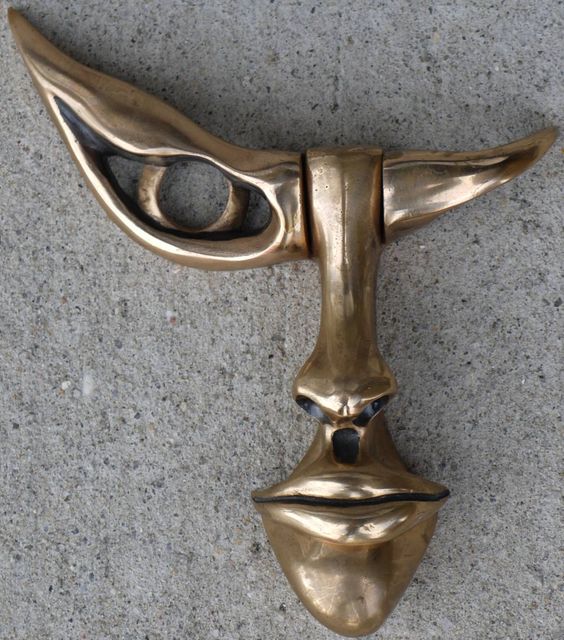 bronze knocker for new front door